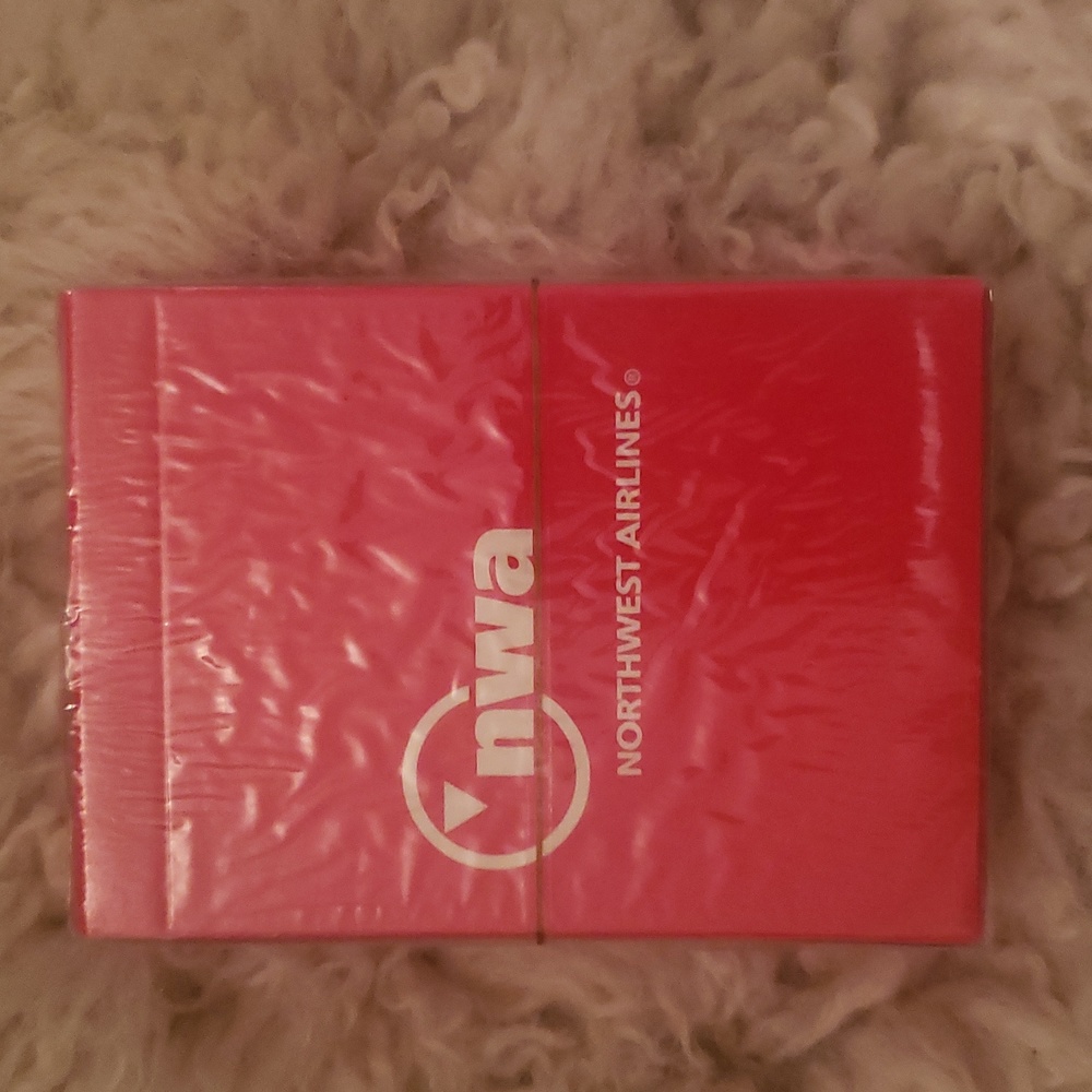 Vintage - New in package Northwest Airlines playing cards.
